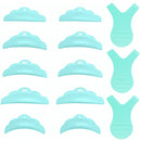 Lash Lift Pads, DIY Eyelash Lifting At Home, Eyelash Perm Rods, Y Brush Tool, Sky Blue Lashlifting Shields, Reusable Soft Silicone Curler Shields Fit and Stay on Eyes Firmly Libeauty