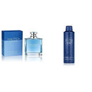 Nautica Voyage By Nautica For Men. Eau De Toilette Spray 3.4 Fl Oz and Nautica Voyage N-83 Body Spray, 6 Fluid Ounce Nautica