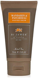St James of London Mandarin & Patchouli Shave Cream Tube, 2.5 Fl Oz St James of London