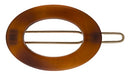 France Luxe New Cutout Oval Tige Boule Barrette - Tortoise France Luxe