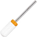 PANA 3/32" Shank Size Professional USA - Smooth Top Large Barrel White Ceramic Bit 2X Coarse Grit - Nail Drill Bit for Dremel Machine PANA
