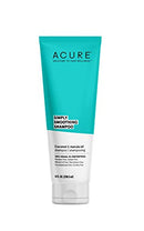 Acure Simply Smoothing Shampoo, Water, Coconut & Marula Oil, 100% Vegan, Performance Driven Hair Care, Smooths & Reduces Frizz, White/Blue, 8 Fl Oz Acure Store