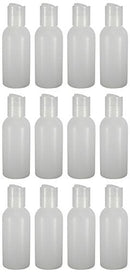 12 - Natural 2-ounce Bottles (Disc Cap) APAK