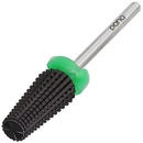 PANA Nail Carbide 5 in 1 Bit - Two Way Rotate use for Both Left and Right Handed - Fast remove Acrylic or Hard Gel - 3/32" Shank - Manicure, Nail Art, Drill Machine (Coarse - C, Black) PANA
