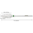 Pana 3/32" Safety Bit Nail Carbide Bit - For Electric Dremel Drill Machine (Coarse, Flame -Silver) PANA
