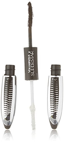 L'Oreal Paris Cosmetics Voluminous Superstar Washable Mascara, Blackest Brown, 1 Tube L'Oréal Paris