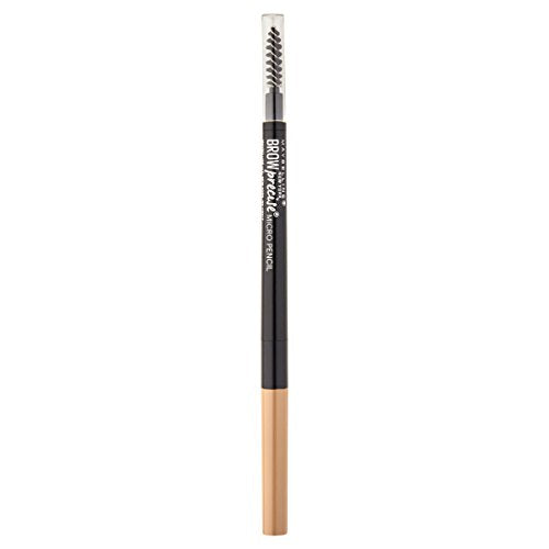 Maybelline Brow Precise Micro Eyebrow Pencil Makeup, Blonde, 0.002 oz. Maybelline New York