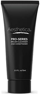 Aesthetica Makeup Brush Cleaner – Cruelty Free Make Up Brush Shampoo for any Brush, Sponge or Applicator - Made in USA - 2.5 fl oz Aesthetica