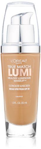 L'Oreal Paris True Match Lumi Healthy Luminous Makeup, N7-8 Classic Tan Cappucino, 1 fl; oz. L'Oréal Paris