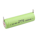 Kastar Rechargeable Shaver Battery Pack AA 1.2V 2000mAh Fits Braun, Norelco, Remington Shaver Models and Others (deatil Compatible Models Please Search The Below Description) Kastar