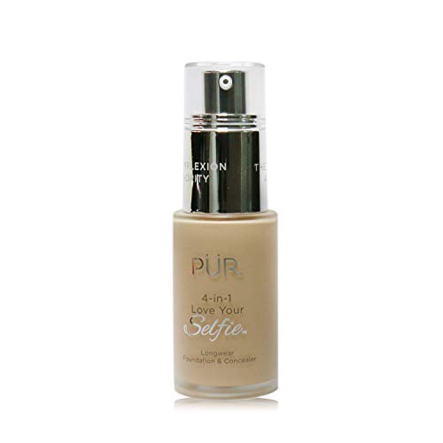 PÜR 4-in-1 Love Your Selfie Longwear Foundation & Concealer, Mn2, 1.2 Fl Oz PÜR MINERALS