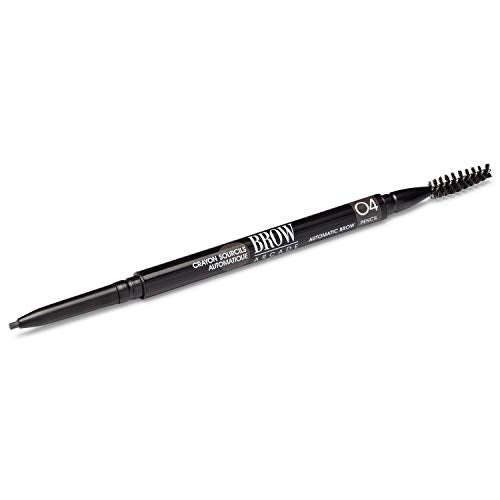 Vivienne Sabo Paris - Automatic Eyebrow Pencil Brow Arcade, Black Brown (Shade 04), Natural Looking Brows, All Day Wear, Cruelty Free Vivienne Sabó
