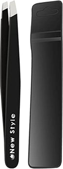 New Style Tweezers For Women And Men – Precision Professional Stainless Steel Slant Eyebrow Tweezer -- Hair Remover For Eyebrows, Facial Hairs, Chin, Brow Shaping New Style