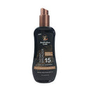 Australian Gold Spray Gel Sunscreen with Instant Bronzer SPF 15, 8 Ounce | Moisturize & Hydrate Skin | Broad Spectrum | Water Resistant | Non-Greasy | Oxybenzone Free | Cruelty Free Australian Gold