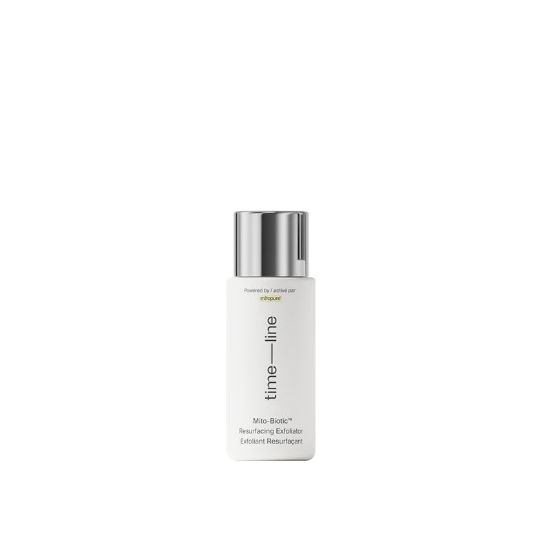 Timeline Mito-Biotic™ Travel Size Resurfacing Face Exfoliator With Acids To Purify, Tone, Hydrate, Refine Texture & Unclog Pores - .5mL Infinity Warehouse