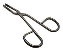 Professional Scissor Handle Tweezers (Straight Flat Tip, Matte Finish) beaute Tsuru