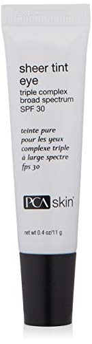 PCA SKIN Sheer Tint Eye - Universally-Tinted Anti-Aging Eye Cream with Triple Complex Broad Spectrum SPF 30 to Reduce Dark Circles, Puffiness, Fine Lines & Wrinkles (0.4 oz) PCA SKIN