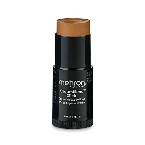 Mehron Makeup CreamBlend Stick - Foundation (.75 oz) (Medium Dark 3) Mehron