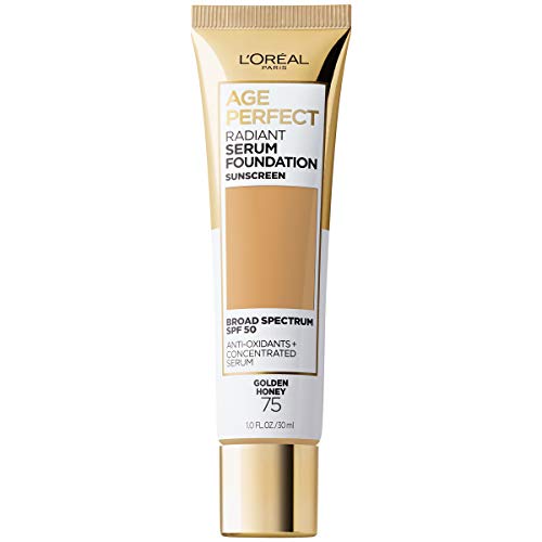 L'Oreal Paris Age Perfect Radiant Serum Foundation with SPF 50, Golden Honey, 1 Ounce L'Oreal Paris
