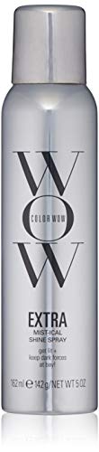 Color Wow Extra Shine Spray – Super-fine mist for extreme gloss; For all hair types; Non-greasy + lightweight; Heat protection; Provides frizz + flyaway control; Creates silky, healthy-looking hair COLOR WOW