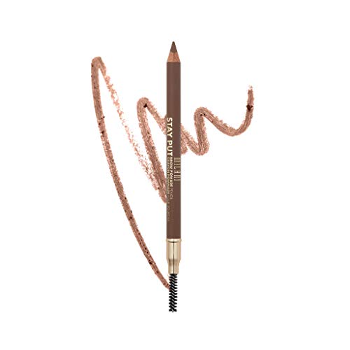 Milani Stay Put Brow Pomade Pencil - Soft Taupe (0.03 Ounce) Vegan, Cruelty-Free Eyebrow Pencil to Fill, Shape & Define Brows Milani