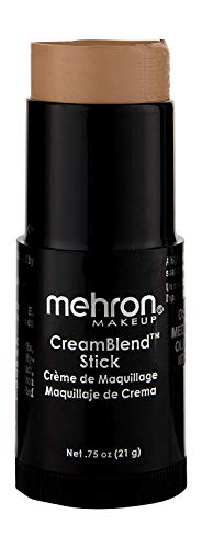 Mehron Makeup CreamBlend Stick - Foundation (.75 oz) (Light Medium Olive) Mehron