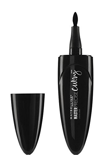 Maybelline New York Master Precise Curvy Liquid Eyeliner, Black, 0.01 oz. Maybelline New York