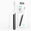 quip Adult Electric Toothbrush - Sonic Toothbrush with Travel Cover & Mirror Mount, Soft Bristles, Timer, and Metal Handle - Slate Quip