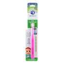 Brilliant Baby Toothbrush by Buddy - for Ages 4-24 Months, Micro Bristles Clean All-Around Mouth,1Count, Toddler Infant Toothbrush, Oral Cleaner, use with or Without Toothpaste, Pink, 00570P Brilliant