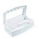 YoleShy Professional Plastic Sterilizing Tray,Clean Sterilizer Box Storage Organizer for Nail,Tweezers,Hair Salon,Spa & Cutter Manicure Equipment-Nail Art Tool YoleShy