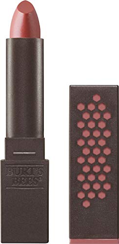 Burts Bees 100% Natural Glossy Lipstick, Nude Rain - 1 Tube Burt's Bees