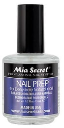 Mia Secret 3PCS Professional Natural Nail Prep Dehydrate 0.5 Fl Oz. 15 Mle. Mia Secret