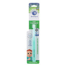 Brilliant Baby Toothbrush by Baby Buddy - for Ages 4-24 Months, BPA Free Microfiber Bristles Clean All-Around Mouth, Kids Love Them, Mint, 1 Count, Green (00572M) Brilliant