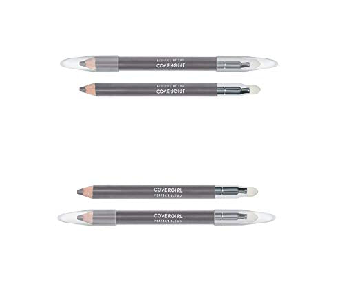 COVERGIRL Perfect Blend Eyeliner Pencil, Charcoal 105, 0.03 Fl Oz, 2 Count COVERGIRL