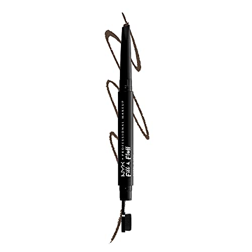 NYX PROFESSIONAL MAKEUP Fill & Fluff Eyebrow Pomade Pencil, Ash Brown NYX PROFESSIONAL MAKEUP