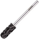 USA Pana 3/32" Safety Nail Carbide - Smooth Round Top Small Barrel Head for Electric Dremel Drill Machine (Black, Silver, Gold - 5XC to Extra Fine Grit) (5X Coarse, Small Barrel - DLC Black) PANA