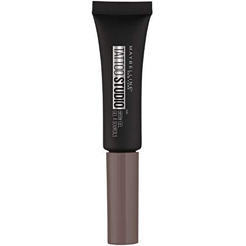 Maybelline TattooStudio Waterproof Eyebrow Gel Makeup, Medium Brown, 0.23 Fl Oz (Pack of 1) Maybelline New York