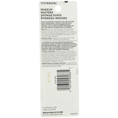 MAKEUP MASTER SPONGE PUFFS COVERGIRL