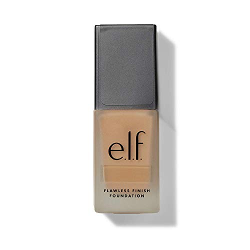 e.l.f. Flawless Finish Foundation, Lightweight & Medium Coverage, Semi-Matte Finish, Sand, 0.68 Fl Oz (20mL e.l.f.
