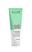 Acure, Juice Cleanse Supergreens Adaptogens 100 Vegan Antioxidant For Stressed Hair Ashwagandha Spirulina Kale Spinach Brightens ReEnergizes Hair, Conditioner, 8 Fl Oz Acure
