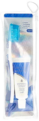 Dr. Fresh Travel Kit Crest/Colgate Toothpaste-Brush-Cover Dr. Fresh