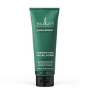 Sukin Supergreens Detox Facial Scrub by Sukin Organic 125ML, 4.23 FL.OZ Sukin