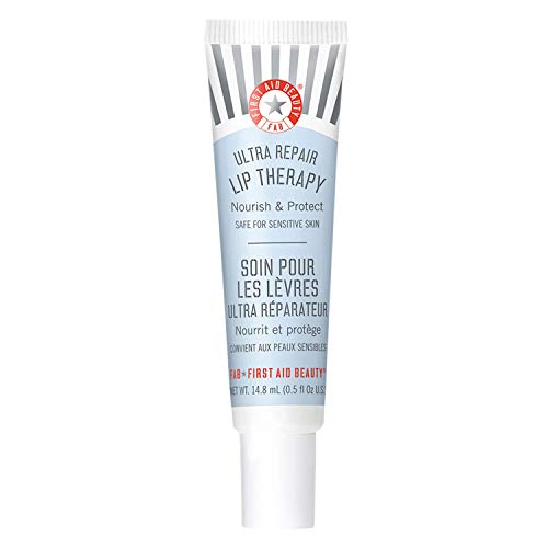 First Aid Beauty Ultra Repair Lip Therapy – Semi-Matte Lip Moisturizer for Dry, Chapped Lips – .5 oz First Aid Beauty