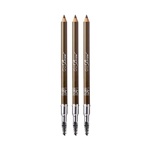 Ruby Kisses Go Brow Eyebrow Wooden Pencil w/ Sharpener (Chocolate Brown) Ruby Kisses