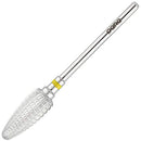 PANA Professional 3/32" Shank Size - Large Cone Silver Carbide Bit Extra Fine Grit - Nail Drill Bit for Dremel Machine PANA