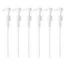 Geti Beauty SalonTop Shampoo Bottle Liquid Dispenser – 6-Pack Liter 33.8 oz Pump – Fits Common Shampoo and Conditioner Containers – Non-Slip Notch Design – 28/410 4cc Geti Beauty