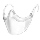 Transparent_Face_Mask, Clear Combine Plastic Reusable Clear Face Bandanas, Upgraded Breathable, Visible Expression, for Adults (No Fogging 1 pcs) shuang qing