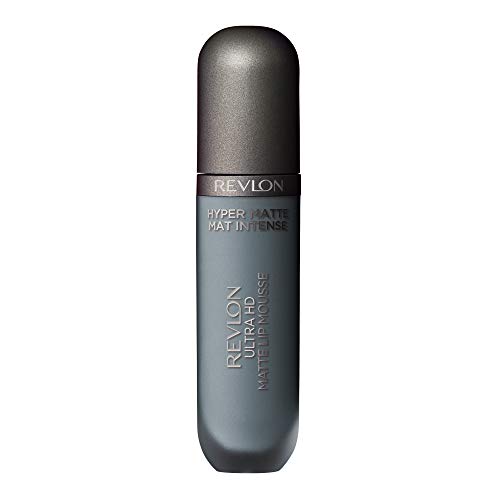 REVLON Ultra HD Lip Mousse Hyper Matte, Longwearing Creamy Liquid Lipstick in Blue, Blue Oasis (835), 0.2 oz REVLON