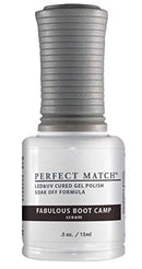 LeChat Perfect Match Gel Polish, Fabulous Boot Camp, 0.5 Fl Oz LeChat