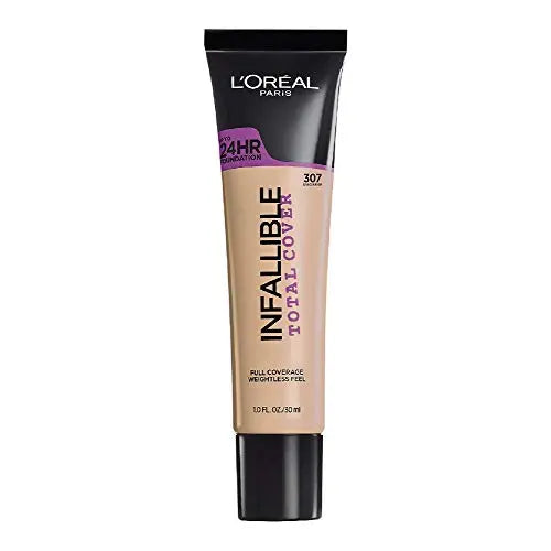 L'Oreal Paris Infallible Total Cover Foundation, Sand Beige, 1 fl; oz. L'Oréal Paris